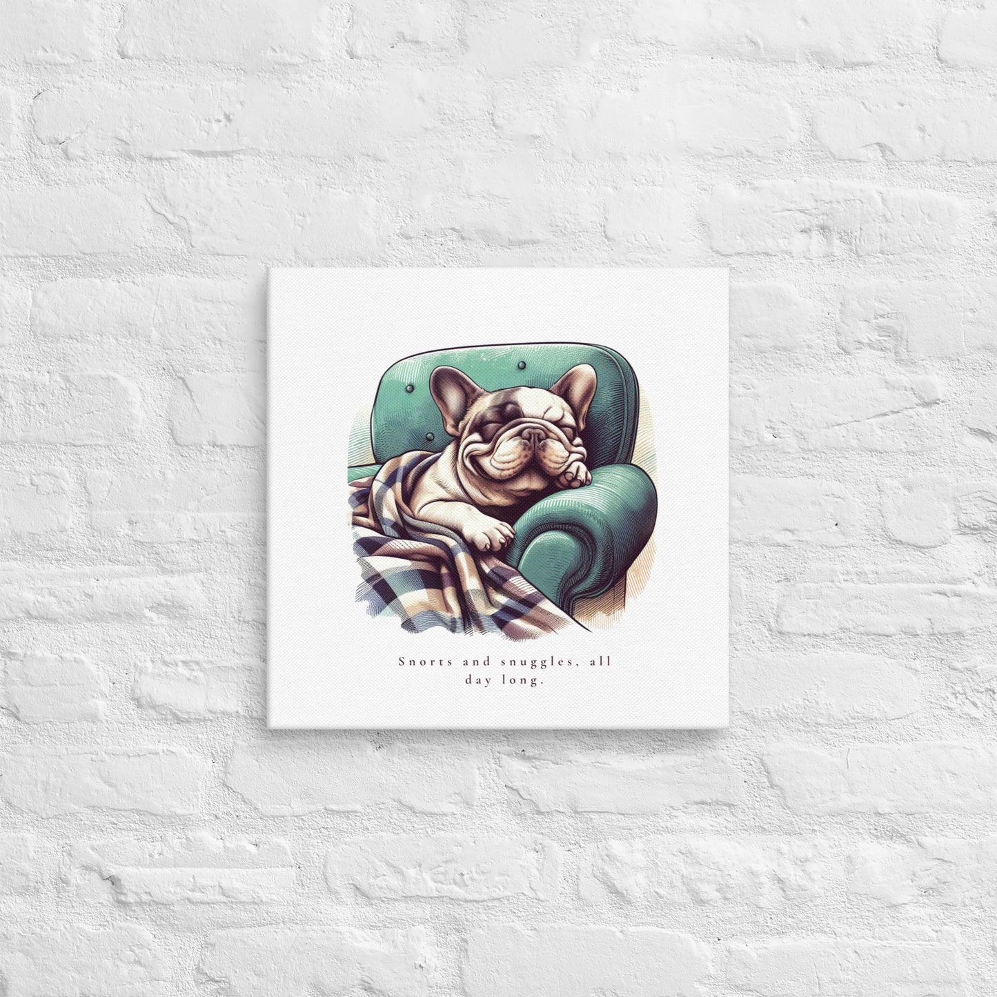 Lienzo Resoplidos y abrazos