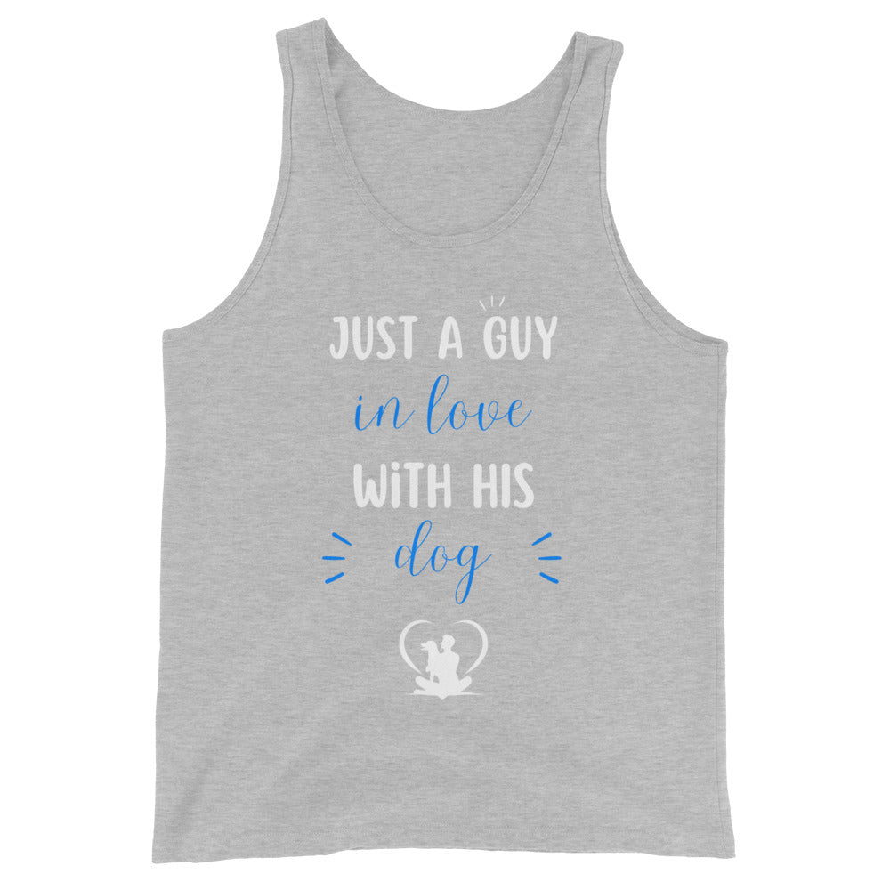 Just a Boy in Love with His Dog Men's Tank Top