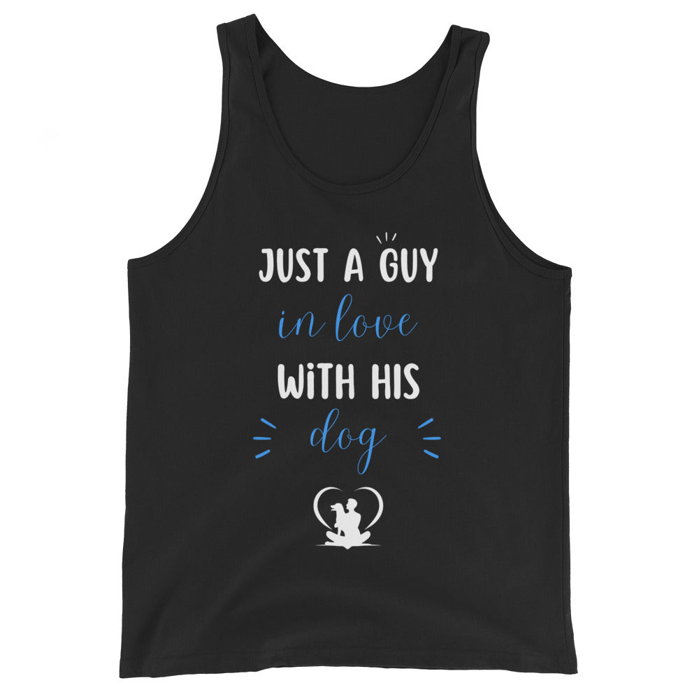Just a Boy in Love with His Dog Men's Tank Top