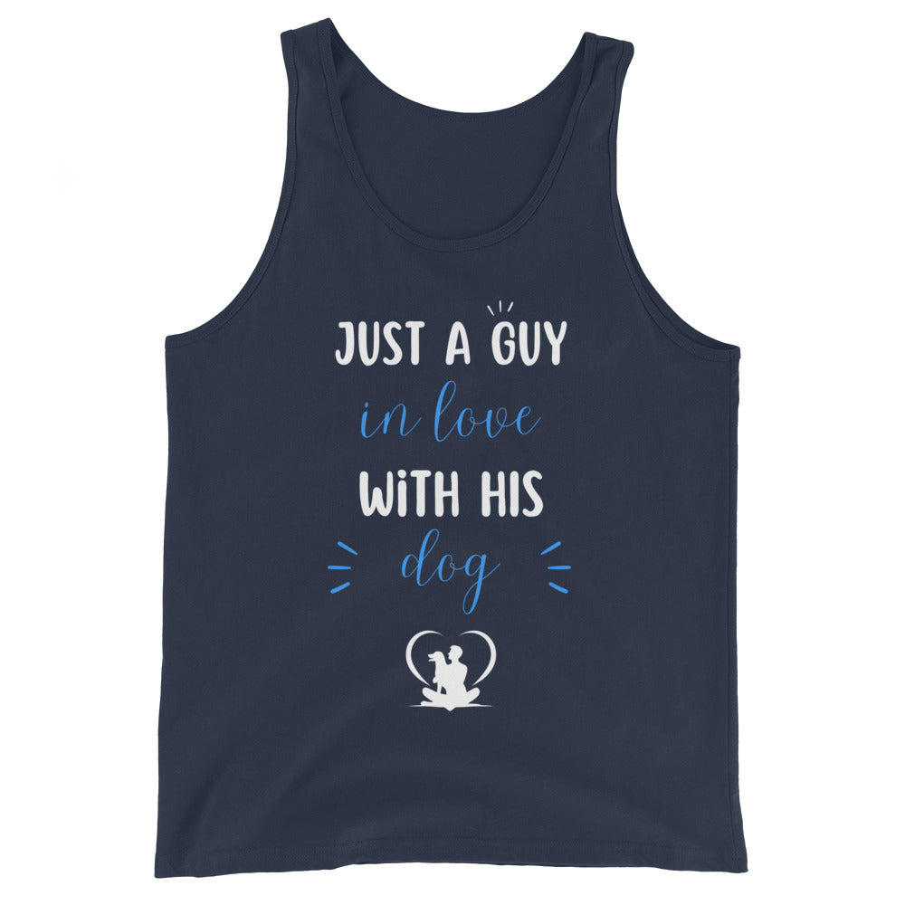 Just a Boy in Love with His Dog Men's Tank Top