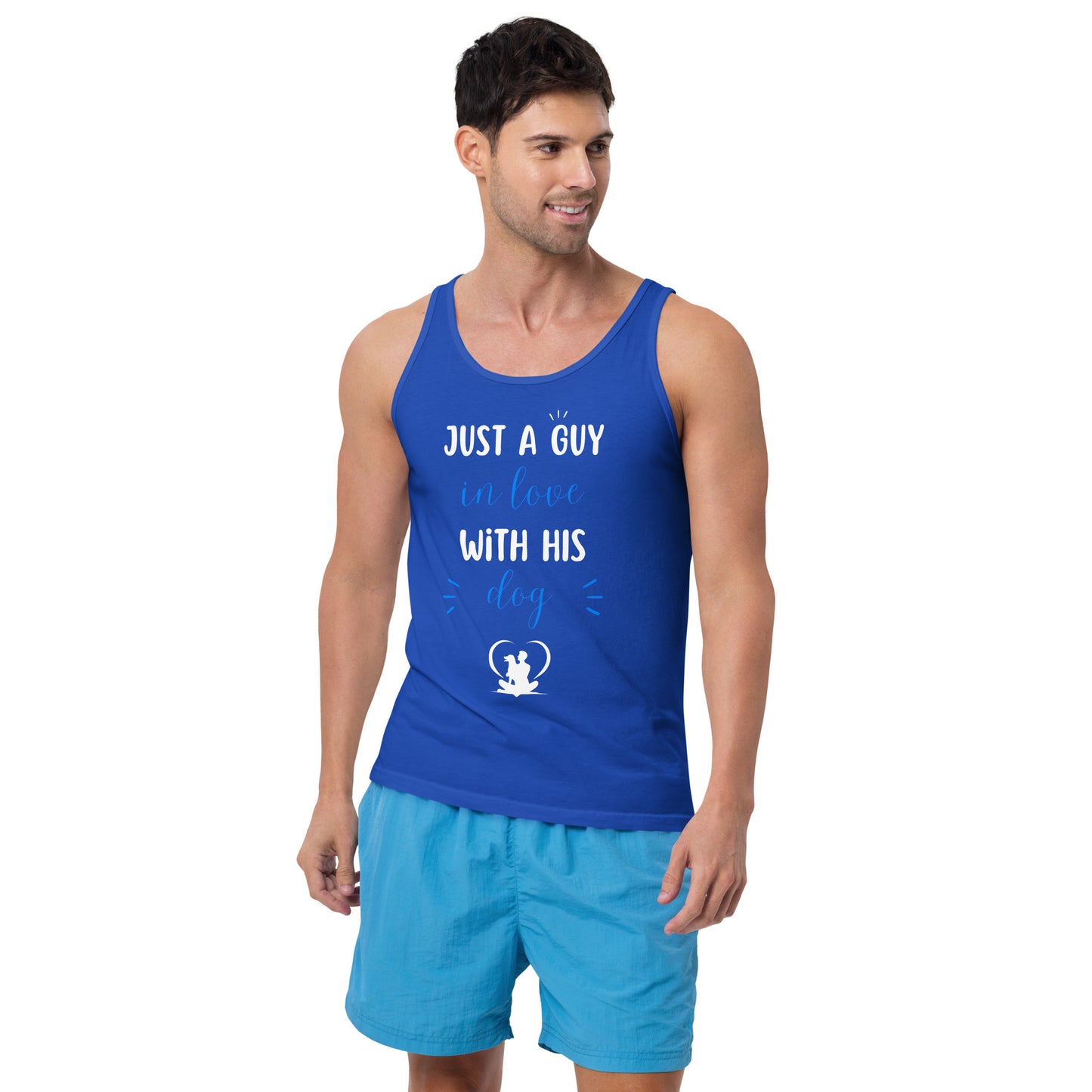 Just a Boy in Love with His Dog Men's Tank Top