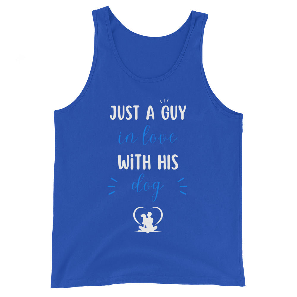 Just a Boy in Love with His Dog Men's Tank Top