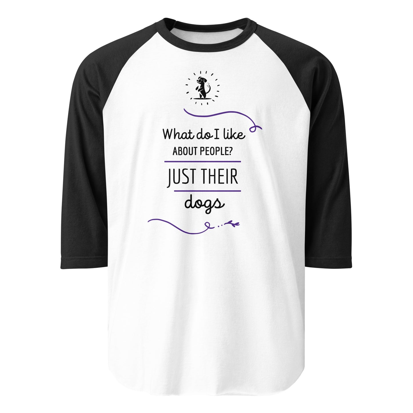 What Do I Like About People? 3/4 Sleeve Raglan Shirt