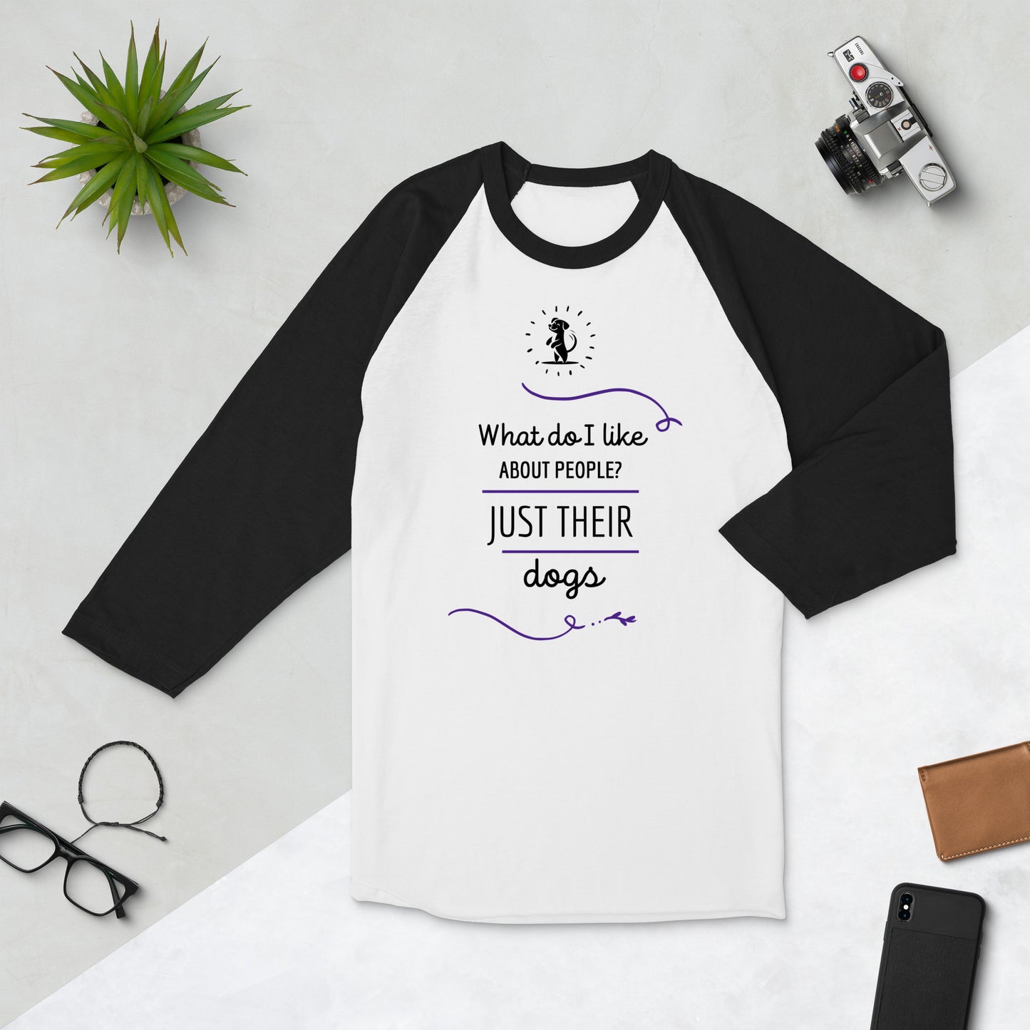 What Do I Like About People? 3/4 Sleeve Raglan Shirt