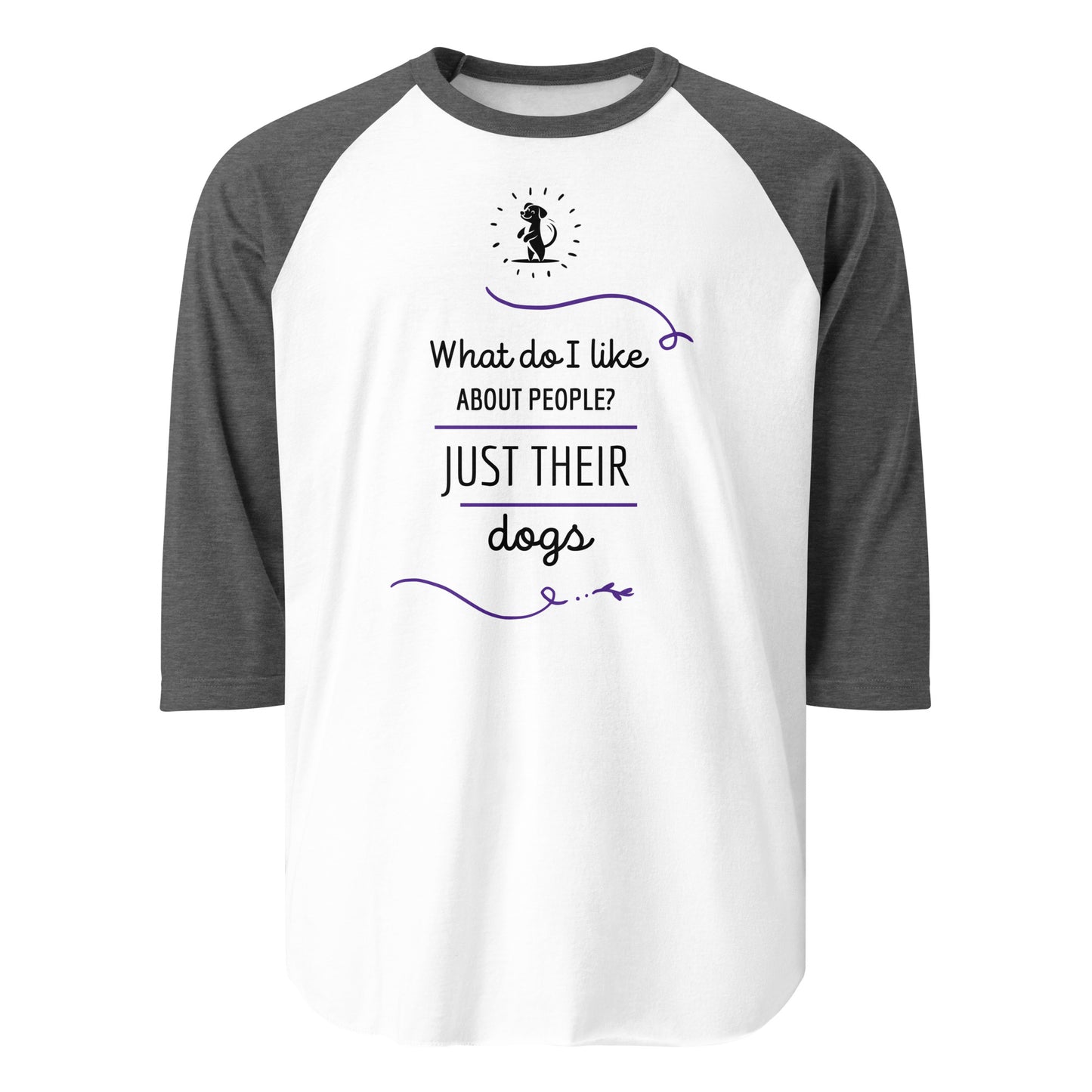 What Do I Like About People? 3/4 Sleeve Raglan Shirt