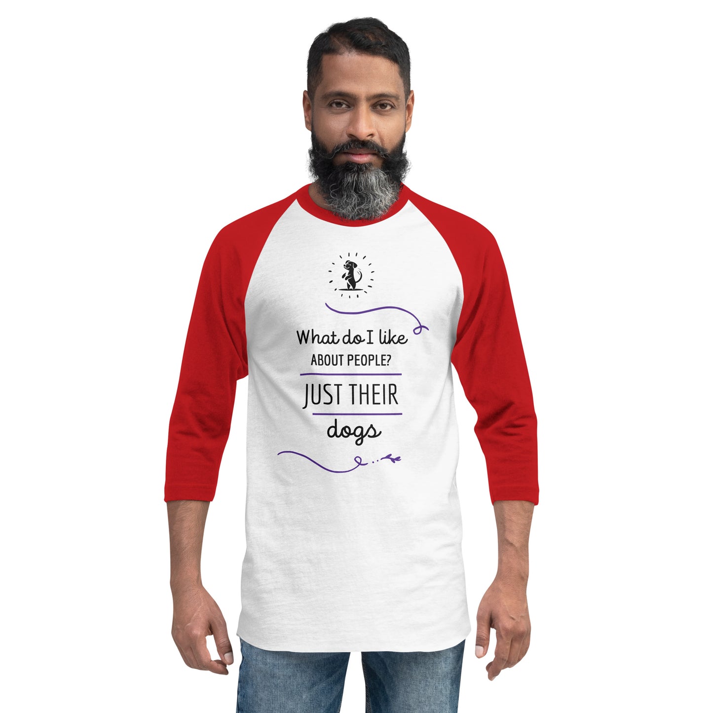 What Do I Like About People? 3/4 Sleeve Raglan Shirt