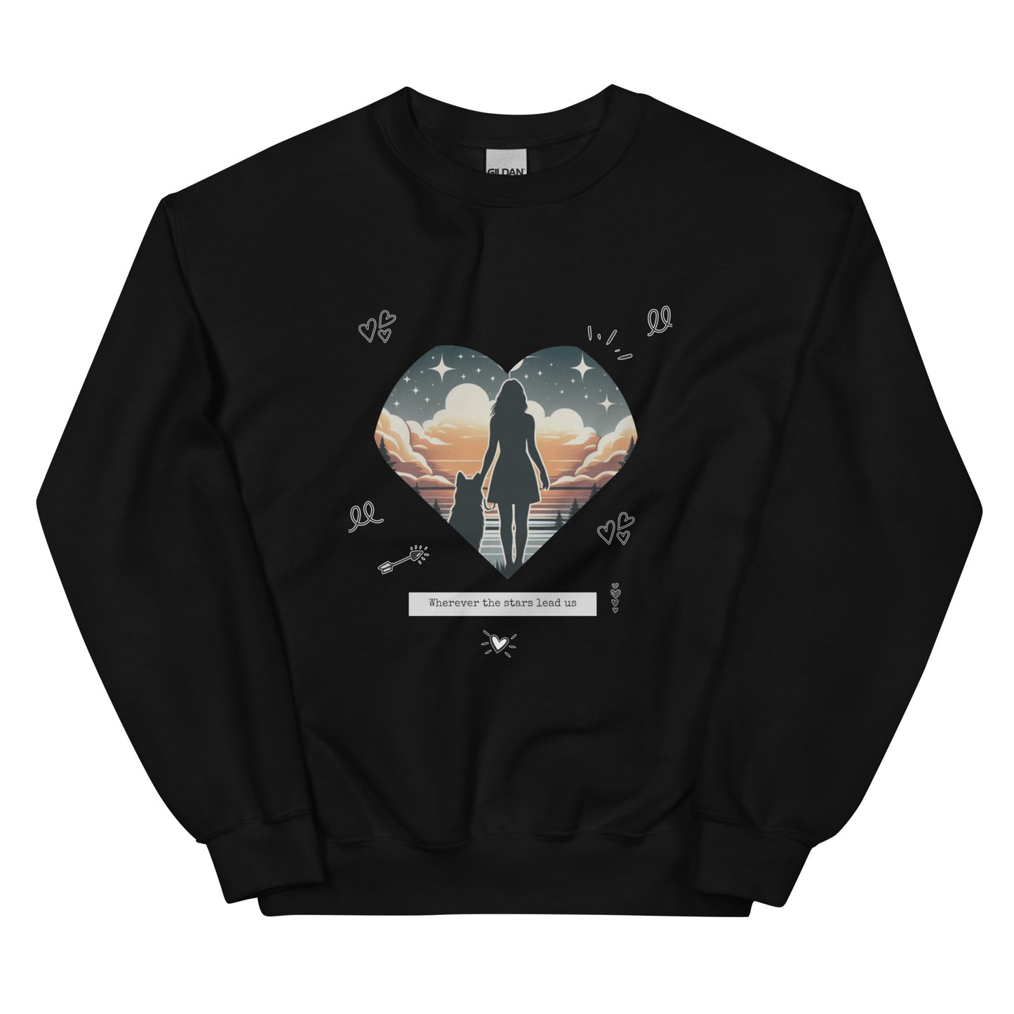 Wherever the Stars Lead Us Woman Sweatshirt