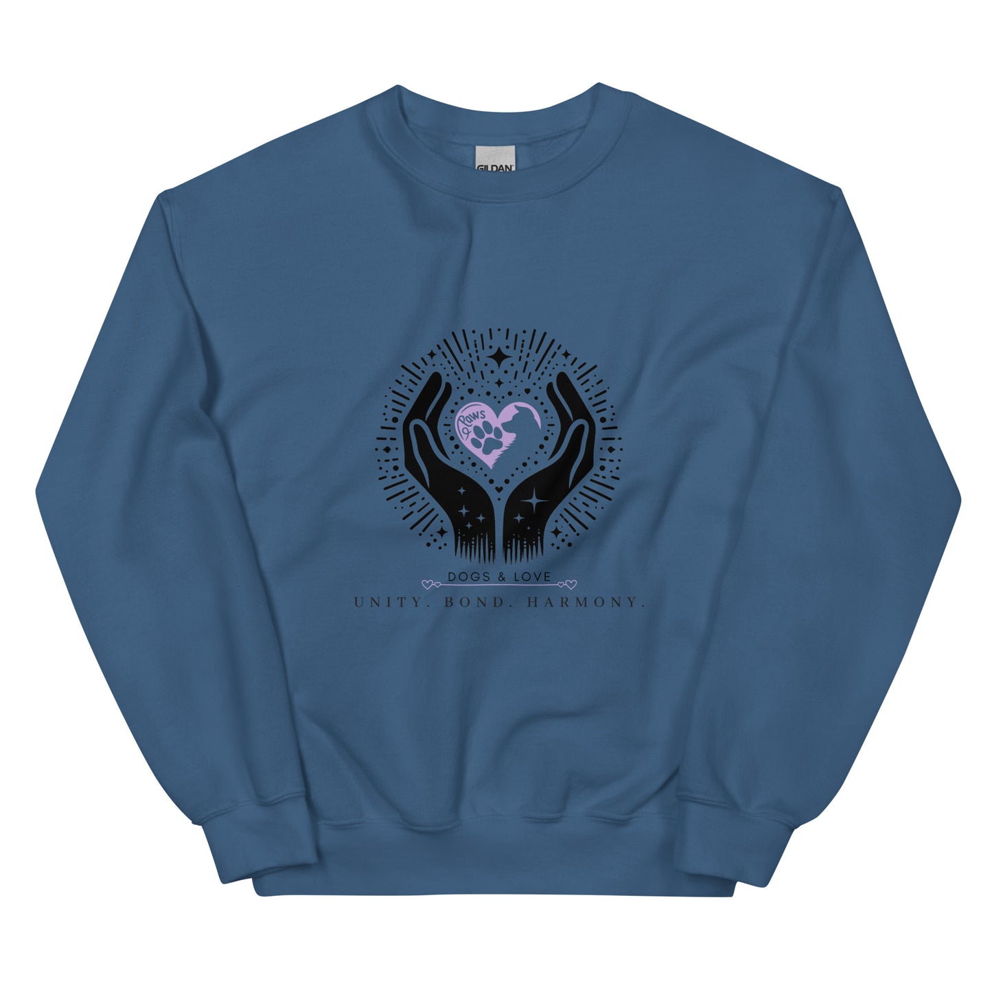 Unisex Dogs & Love: A Pawfect Bond Sweatshirt