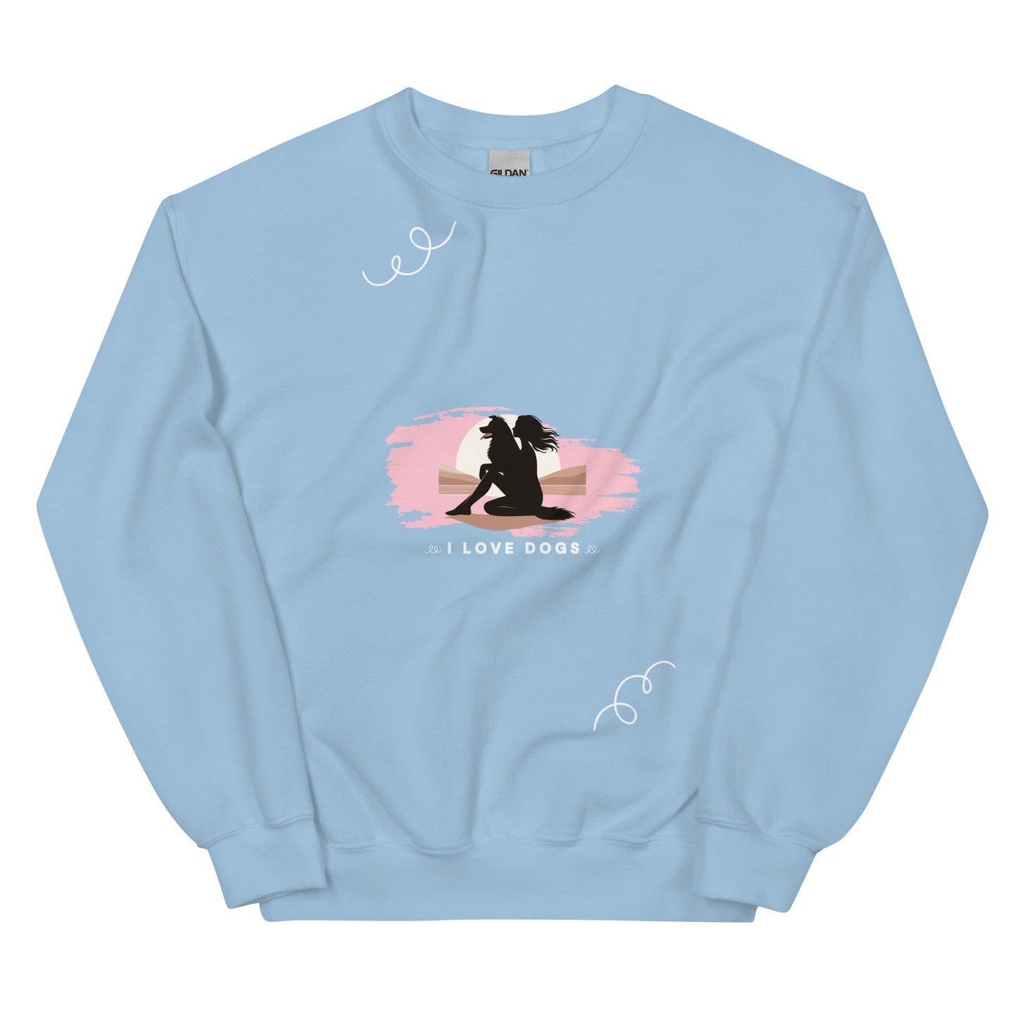 Unisex I Love Dogs Sweatshirt