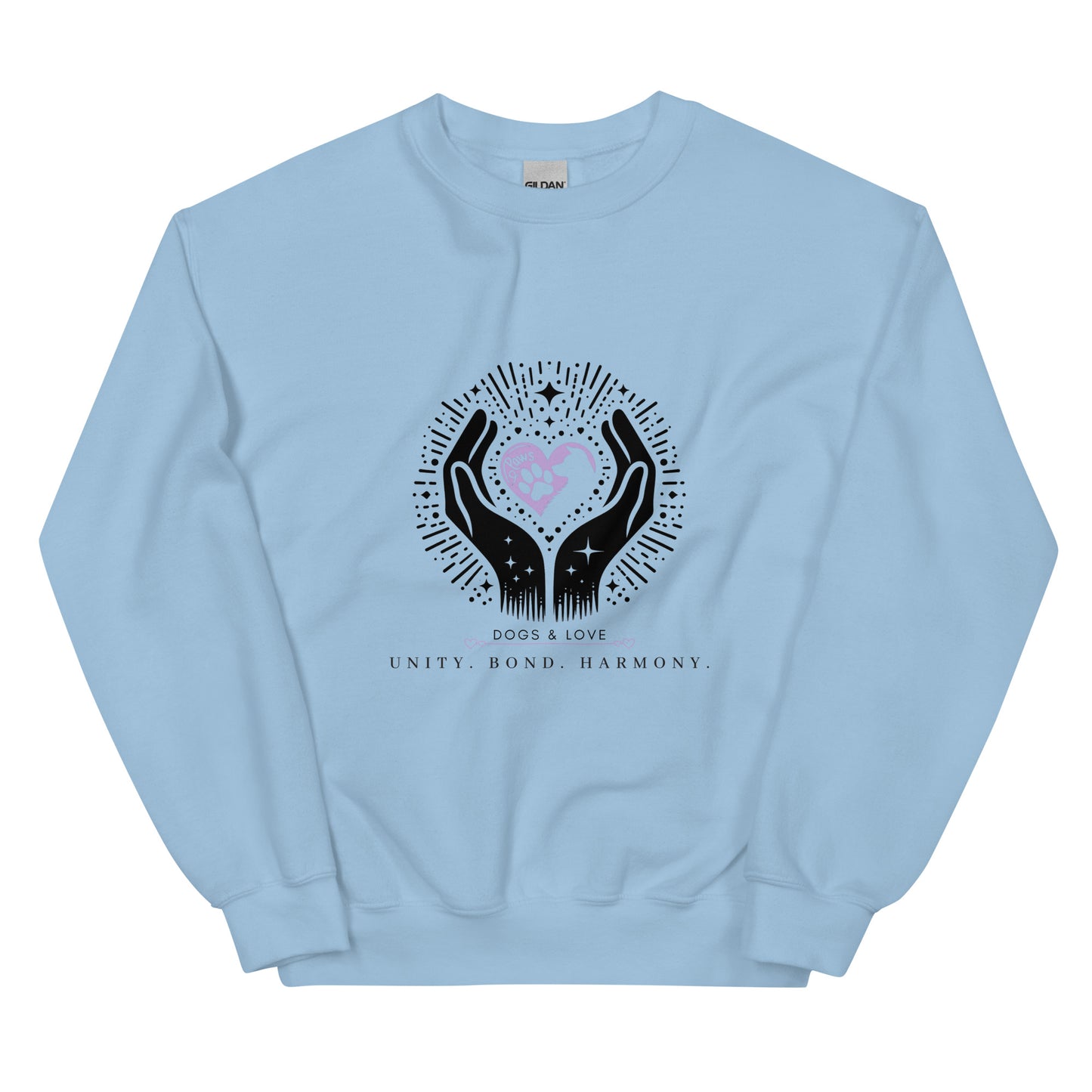 Unisex Dogs & Love: A Pawfect Bond Sweatshirt