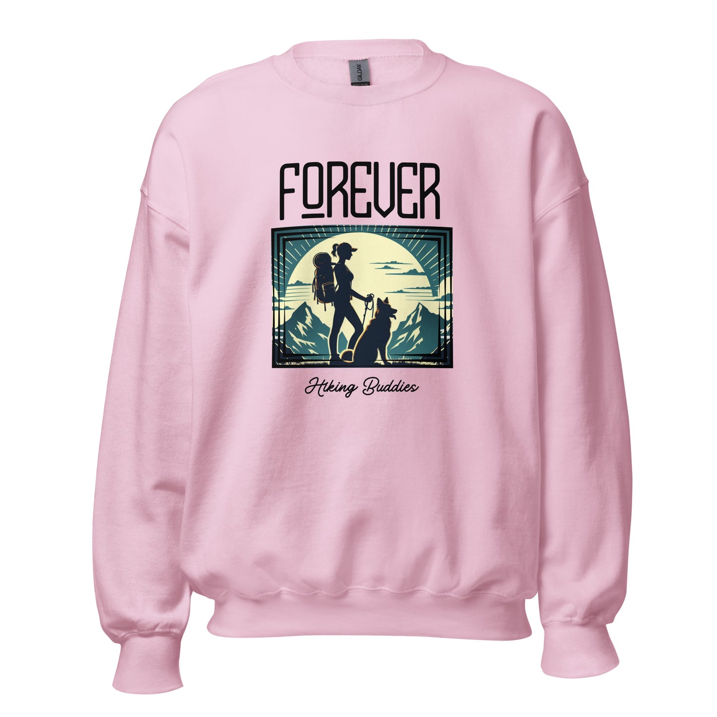 Forever Hiking Buddies Woman Adventure Unisex Sweatshirt
