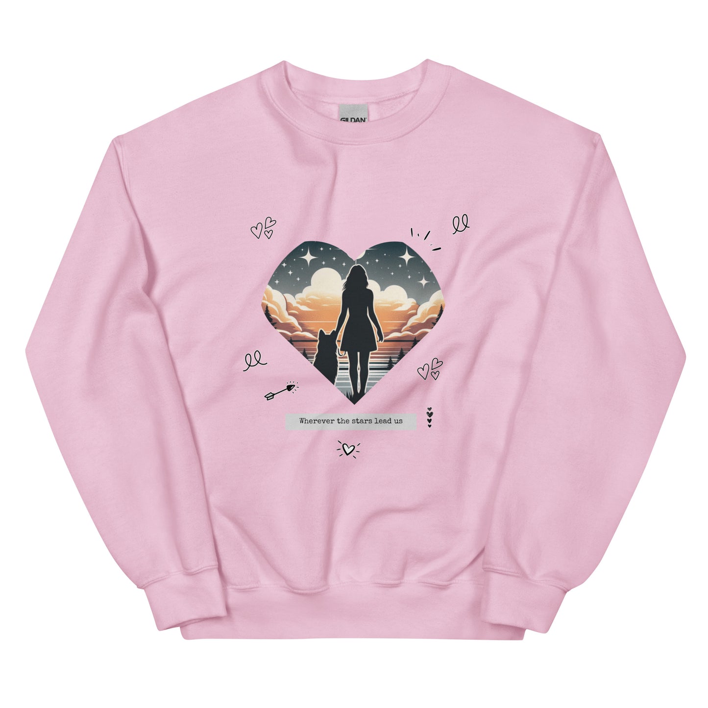Wherever the Stars Lead Us Woman Sweatshirt