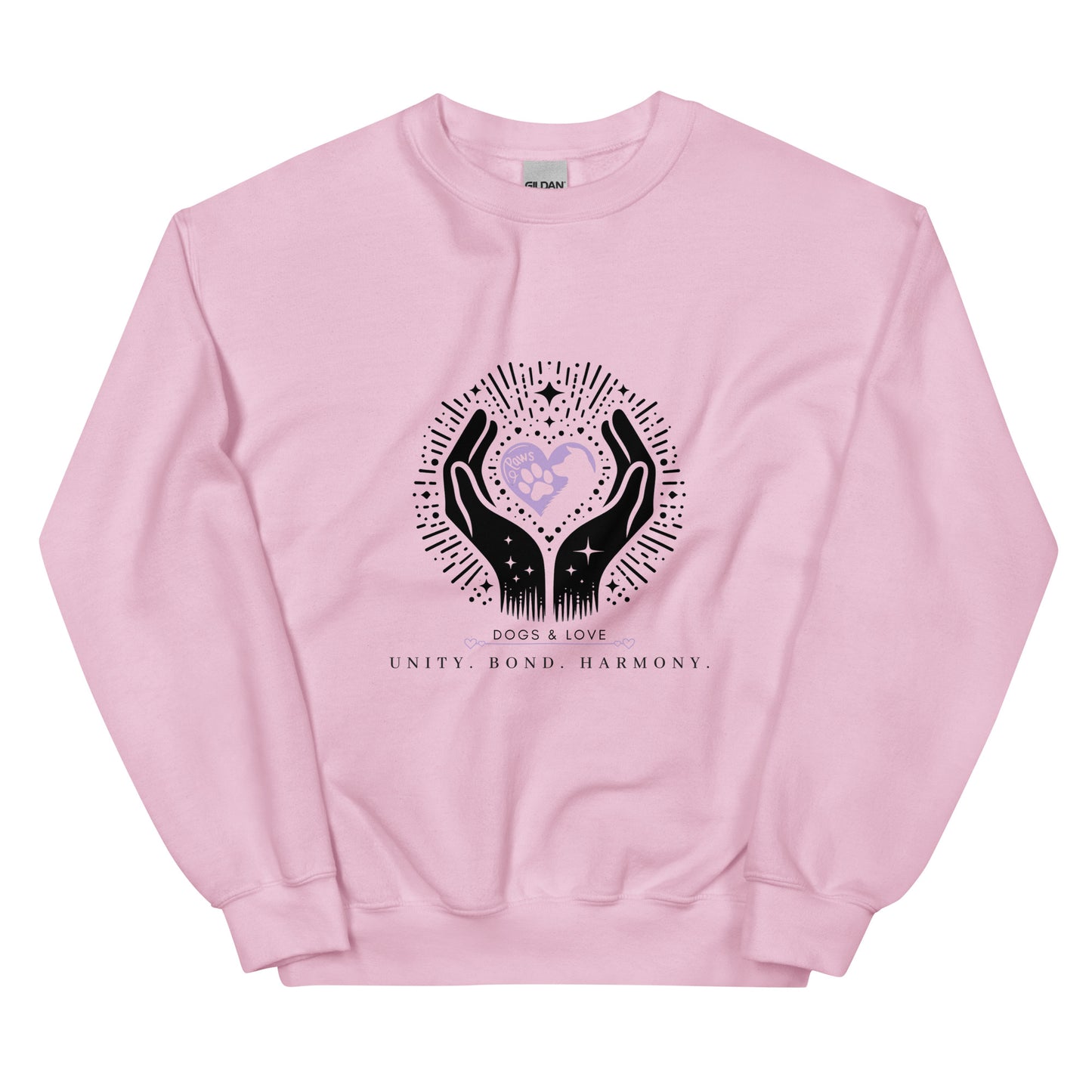 Unisex Dogs & Love: A Pawfect Bond Sweatshirt