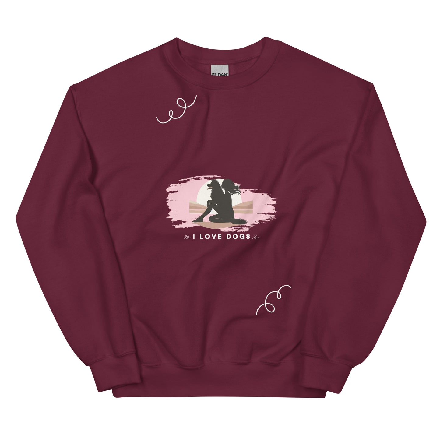 Unisex I Love Dogs Sweatshirt