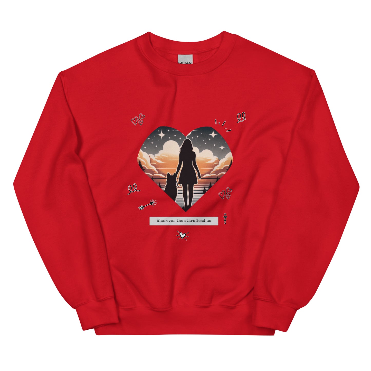 Wherever the Stars Lead Us Woman Sweatshirt