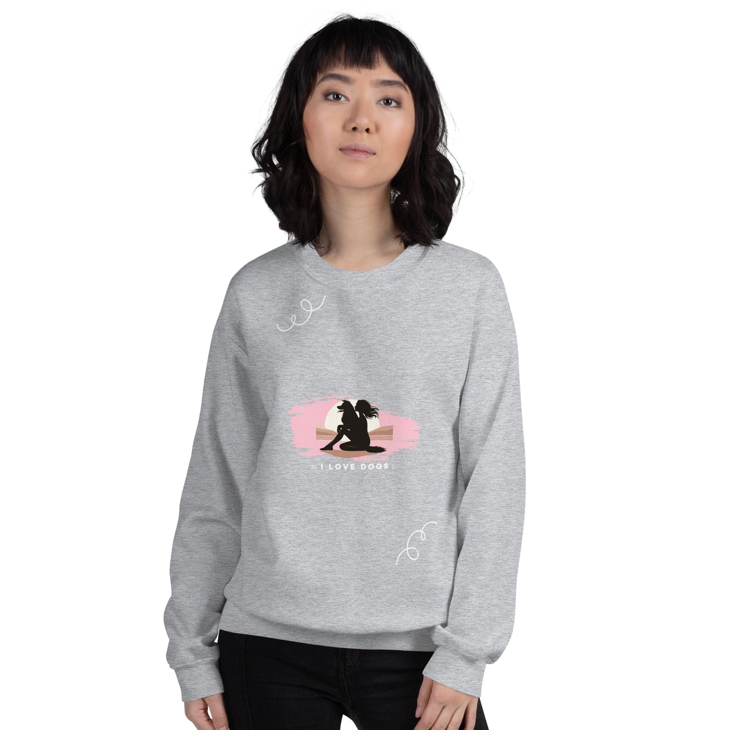 Unisex I Love Dogs Sweatshirt