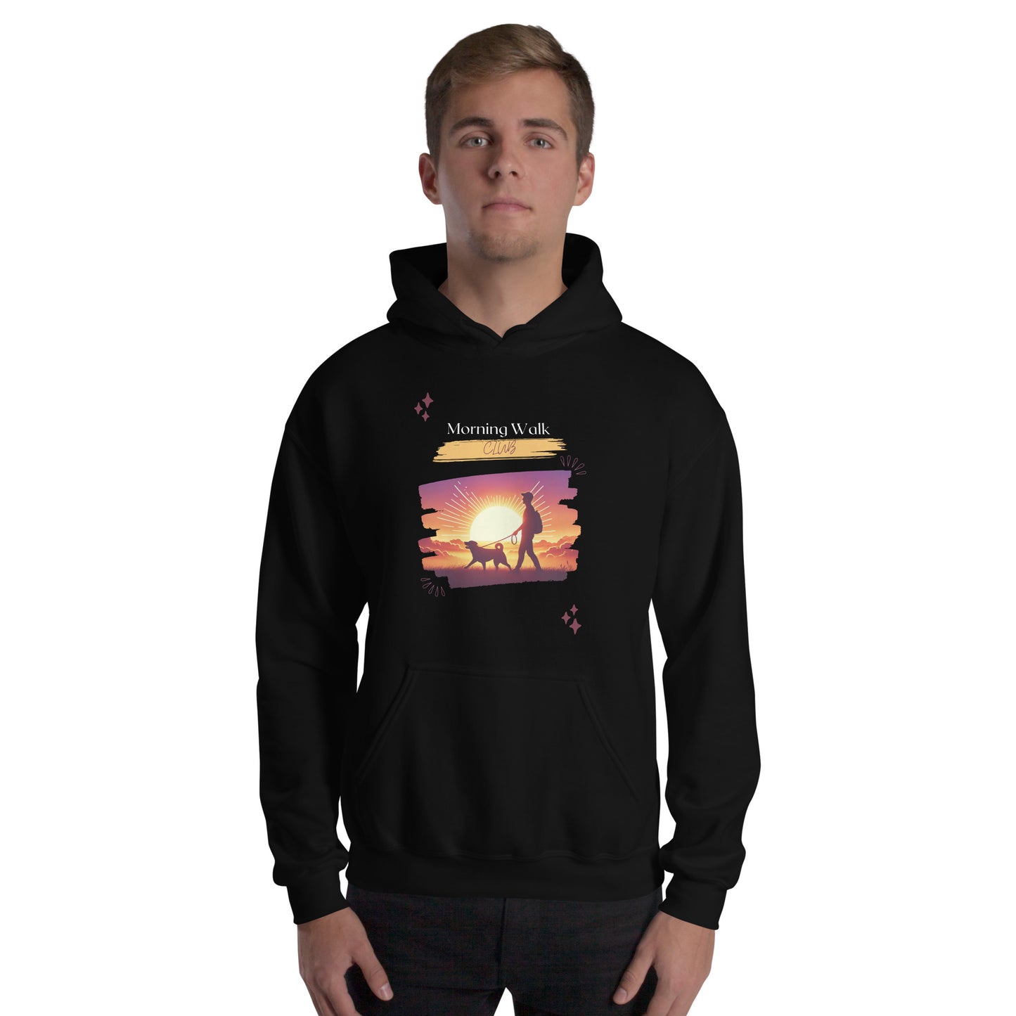 Unisex Morning Walk Club Hoodie