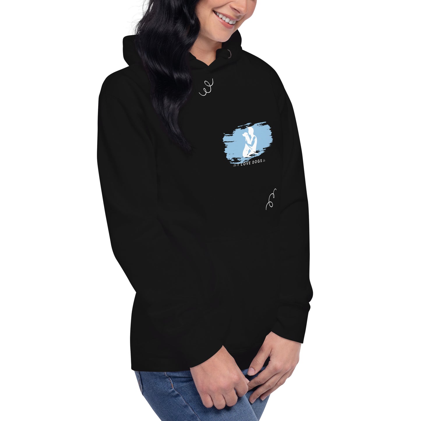 Unisex I Love Dogs Hoodie