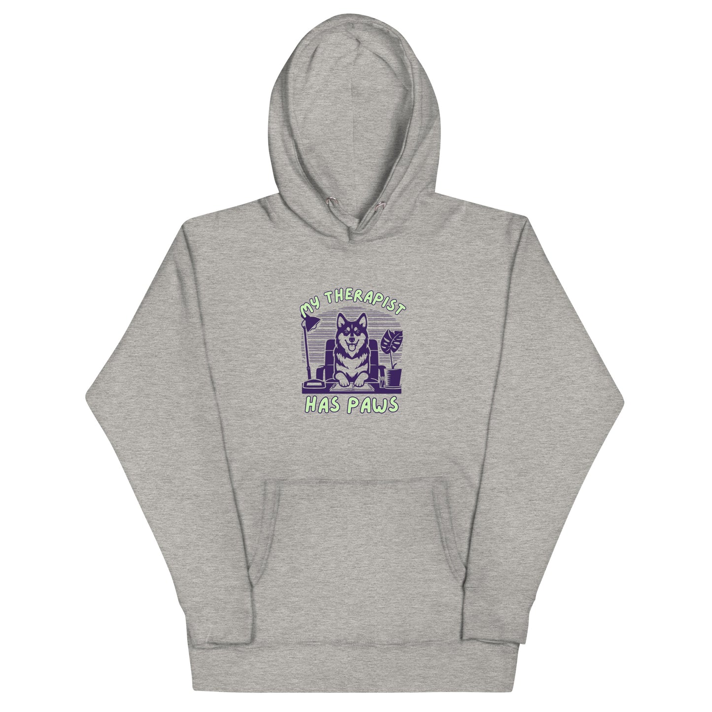 Unisex My Therapist Has Paws Hoodie