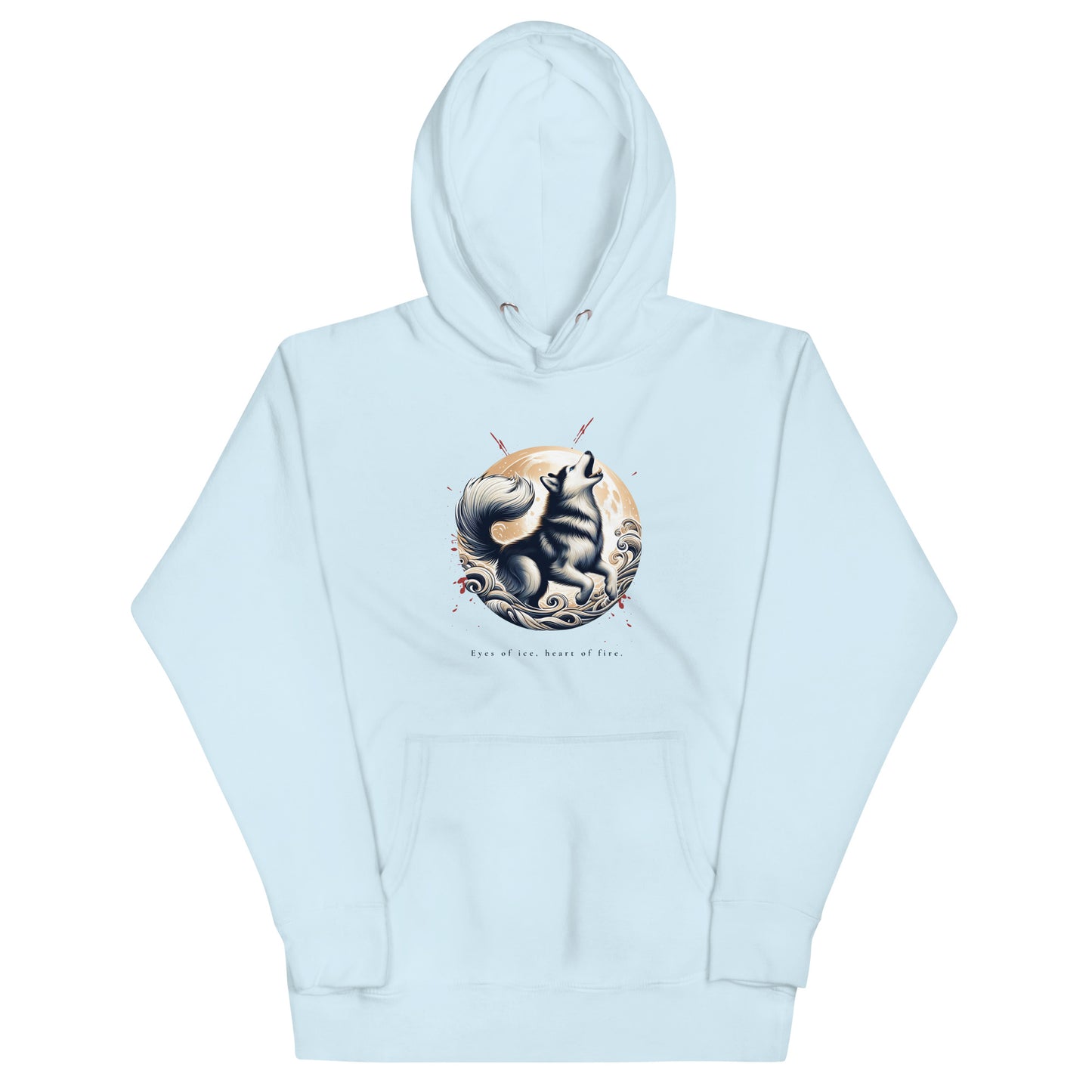 Husky Moon Unisex Hoodie