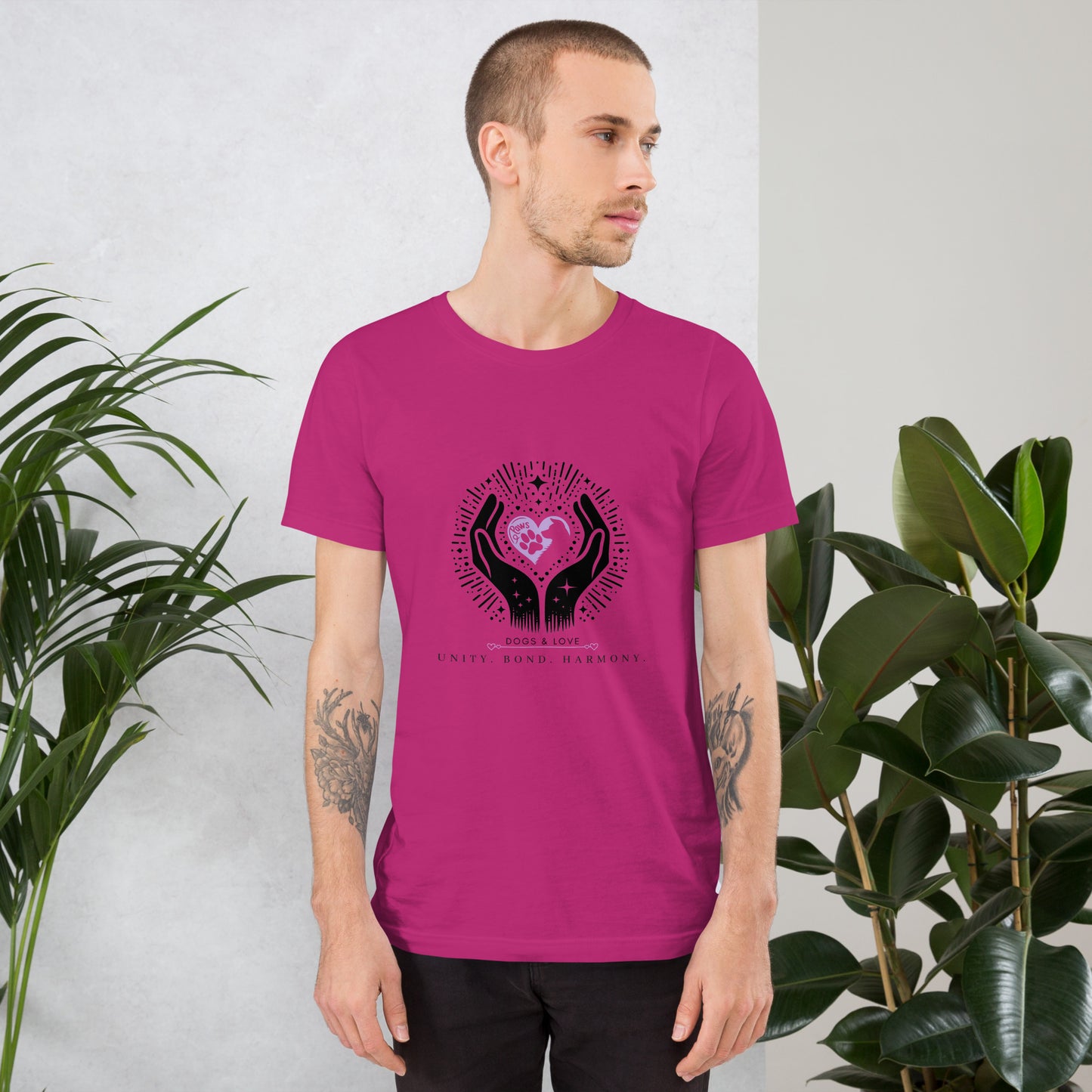 Unisex Dogs & Love: A Pawfect Bond t-shirt