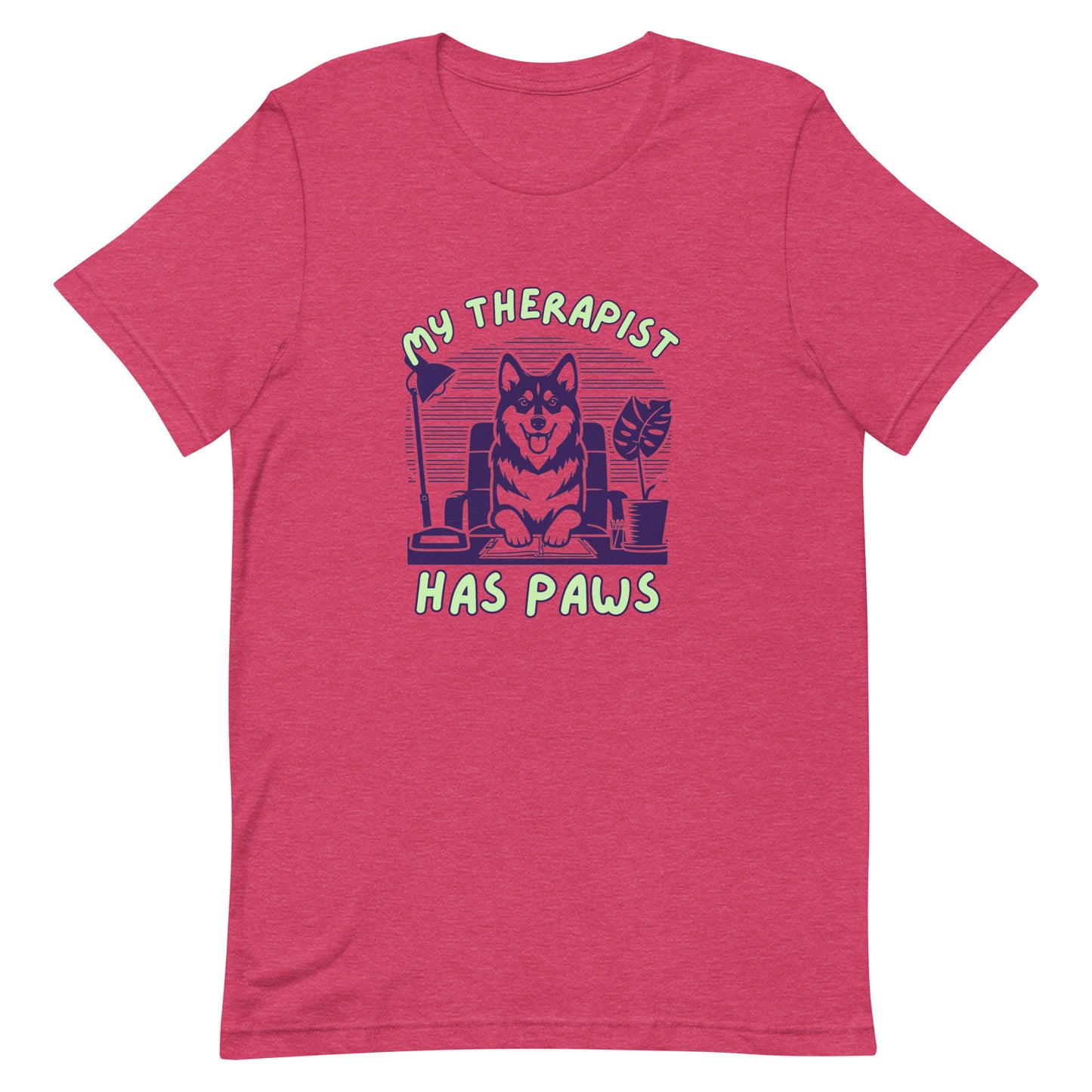 Unisex My Therapist Has Paws t-shirt