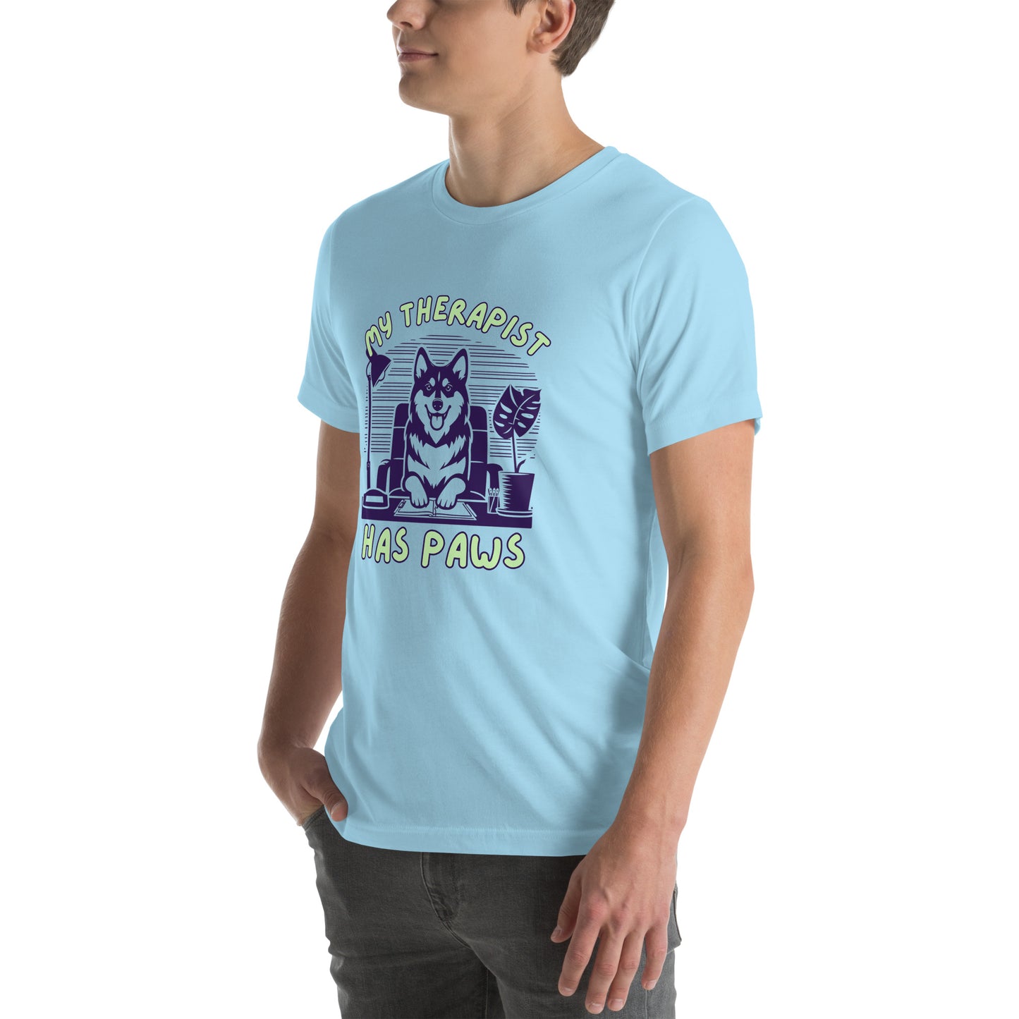 Unisex My Therapist Has Paws t-shirt