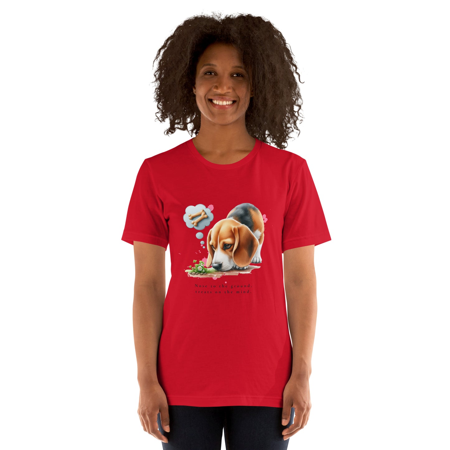 Beagle Nose To The Ground Unisex T-Shirt