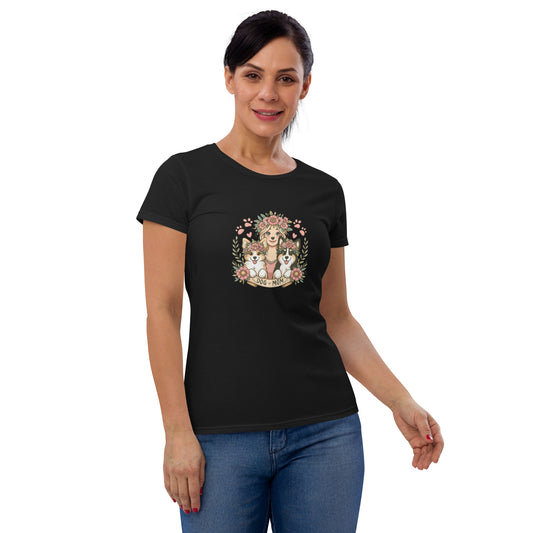 Camiseta de manga corta para mujer Dog Mom