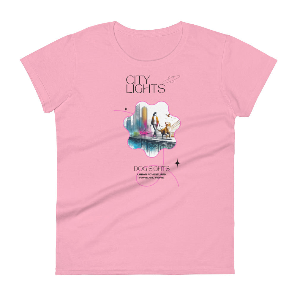 City Light Dog Sights Women's Short Sleeve T-Shirt