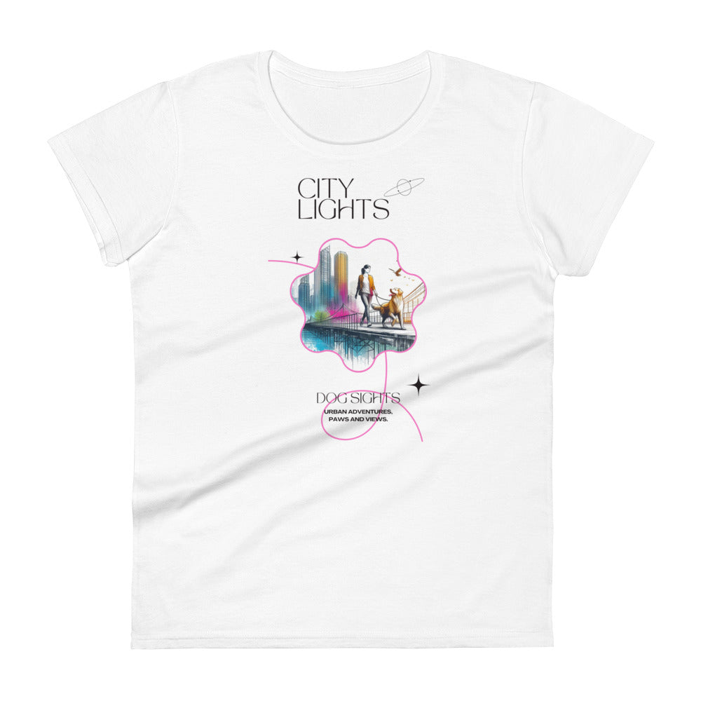 City Light Dog Sights Women's Short Sleeve T-Shirt