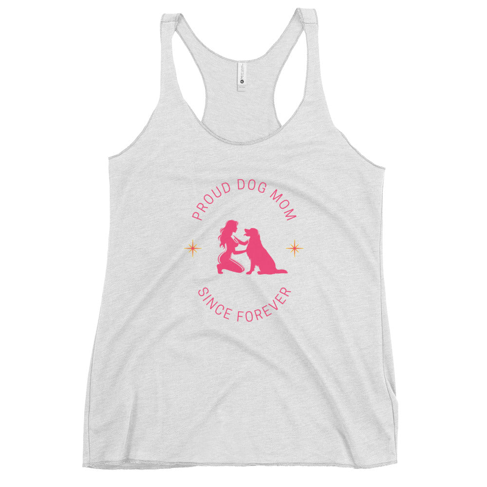 Proud Dog Mom Women's Racerback Tank