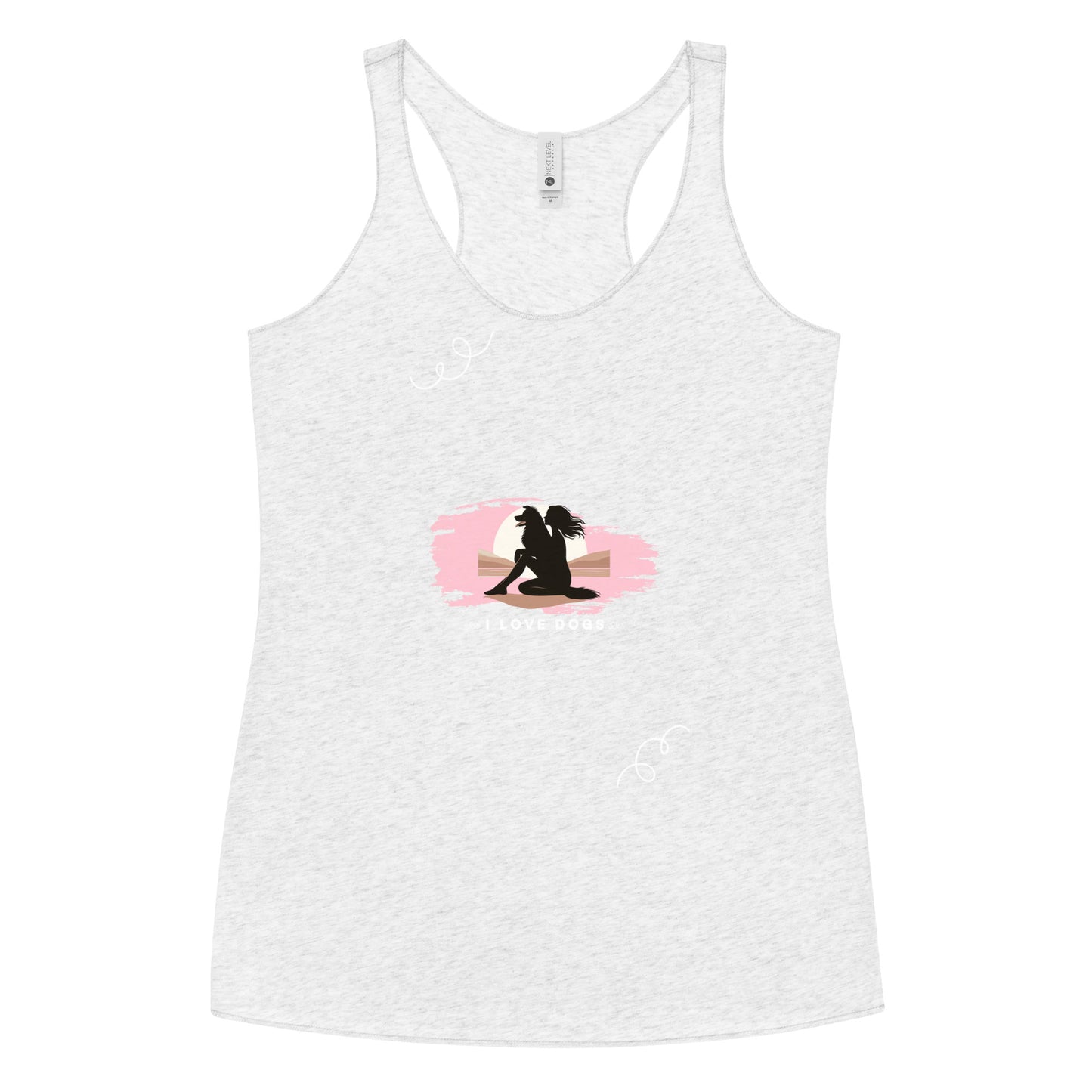 I Love Dogs Women's Racerback Tank