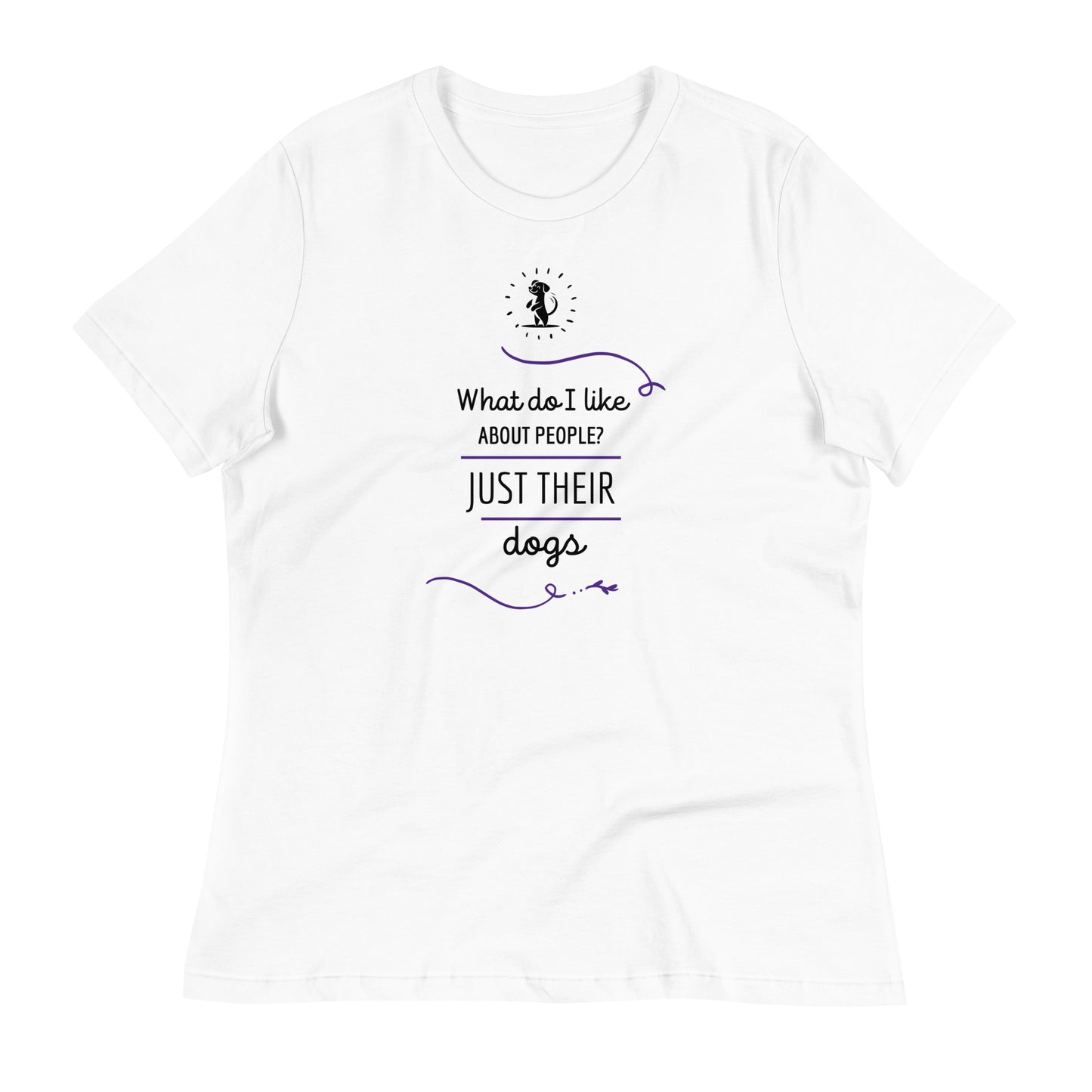 ¿Qué me gusta de la gente? Camiseta relajada para mujer