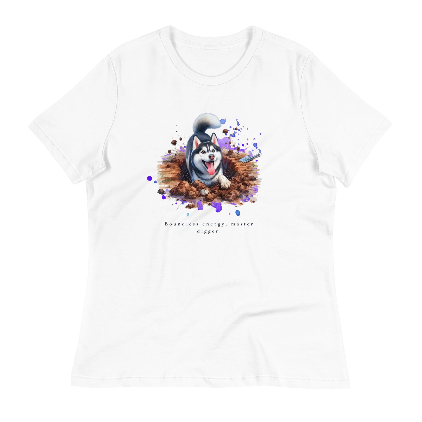 Camiseta relajada para mujer Husky Master Digger