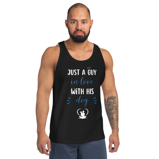 Just a Boy in Love with His Dog Men's Tank Top