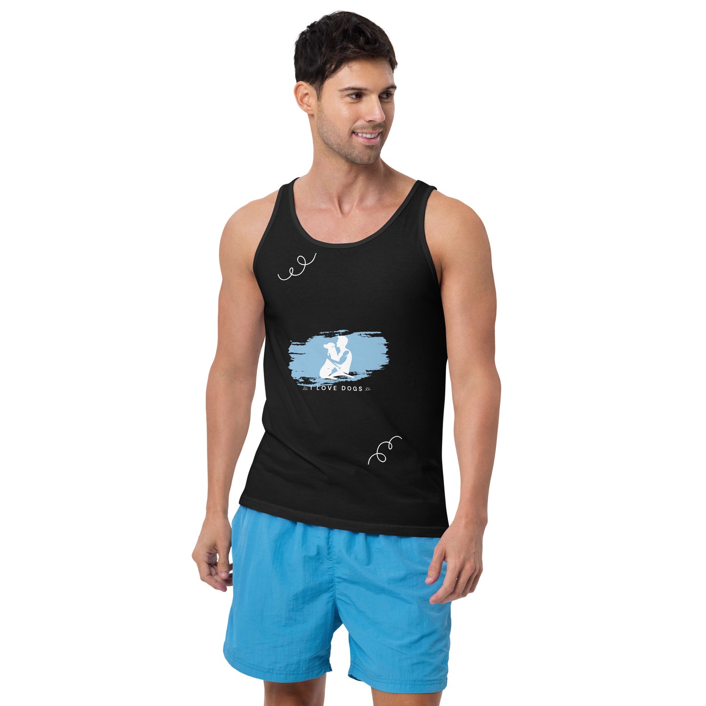 I Love Dogs Men's Tank Top