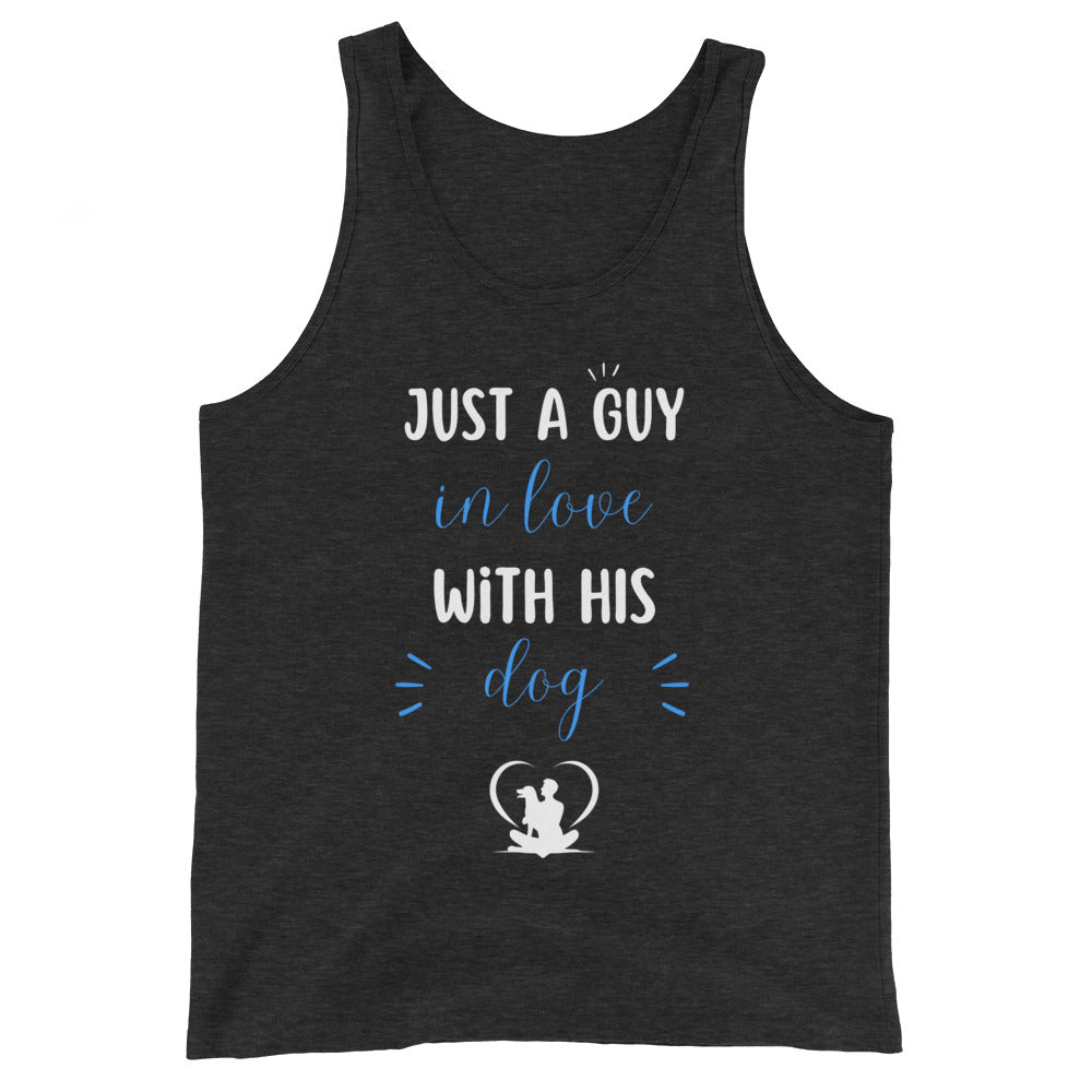 Just a Boy in Love with His Dog Men's Tank Top