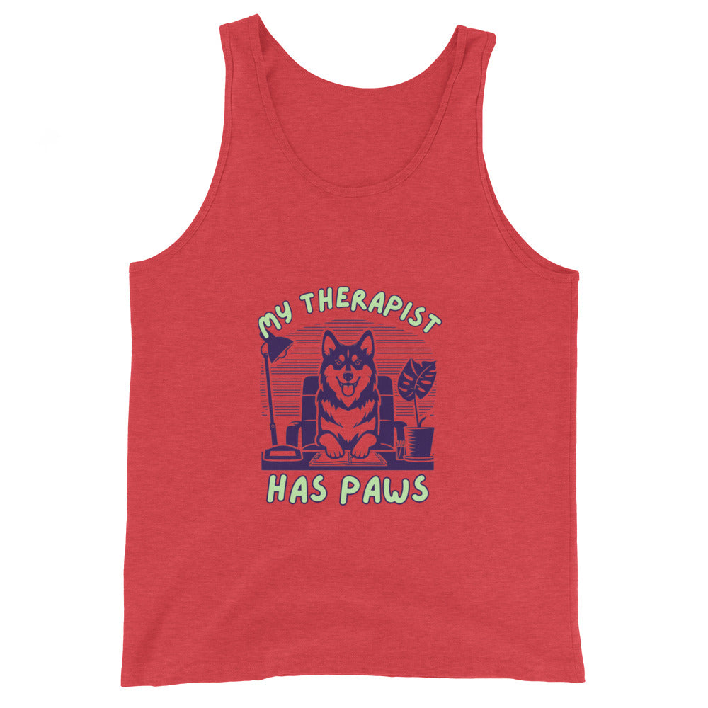 My Therapist Has Paws Men's Tank Top