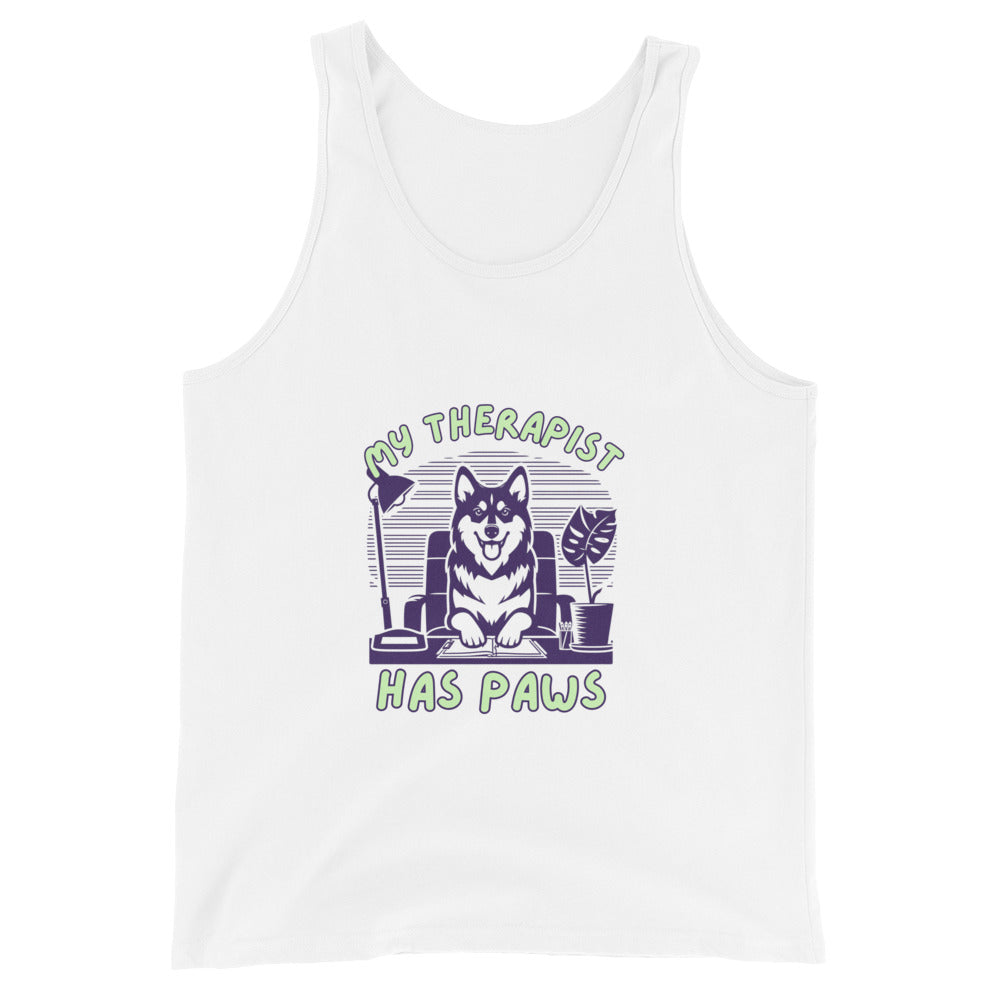 My Therapist Has Paws Men's Tank Top