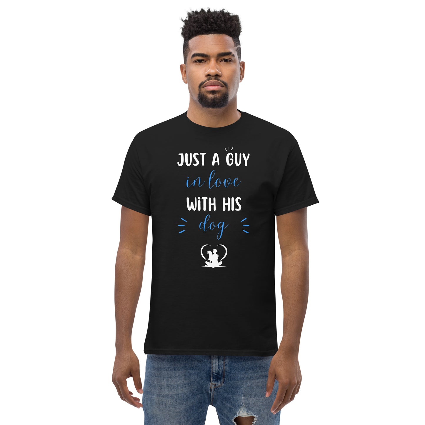 Just a Boy in Love with His Dog Unisex Classic Tee