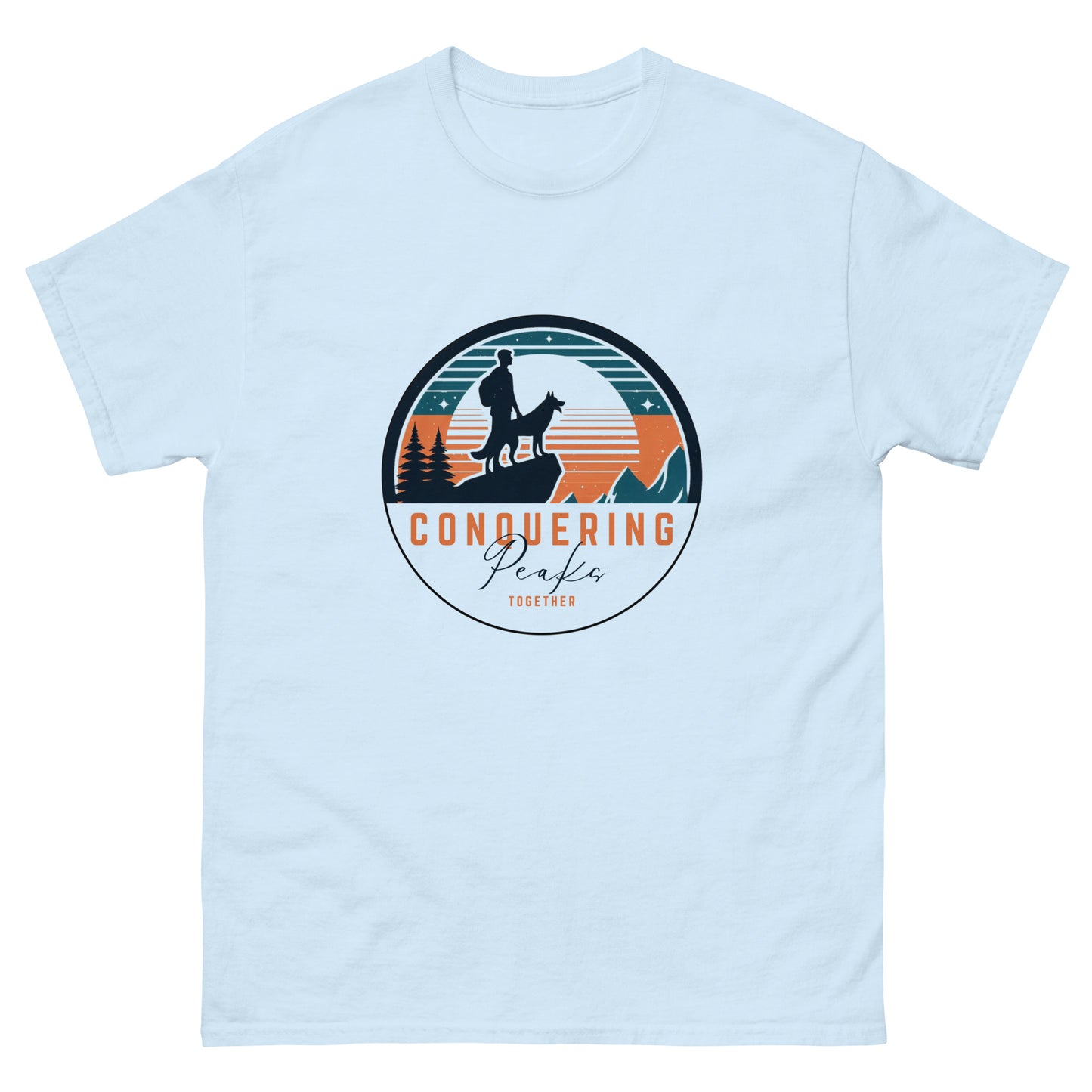 Conquering Peaks Together Unisex Classic Tee