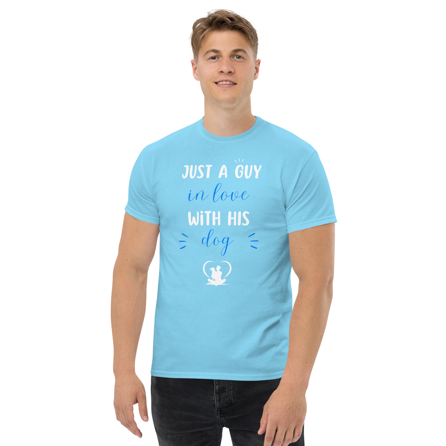 Just a Boy in Love with His Dog Unisex Classic Tee