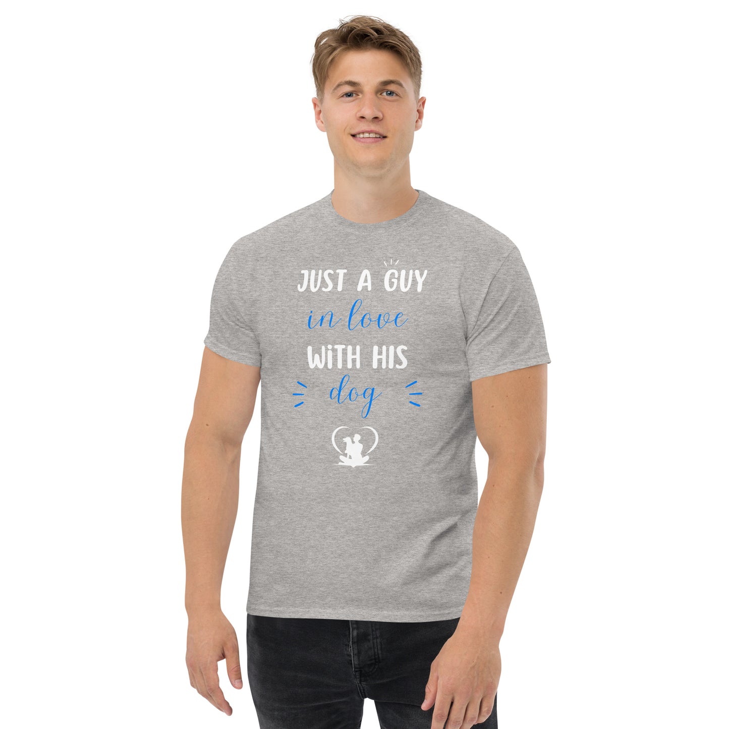 Just a Boy in Love with His Dog Unisex Classic Tee