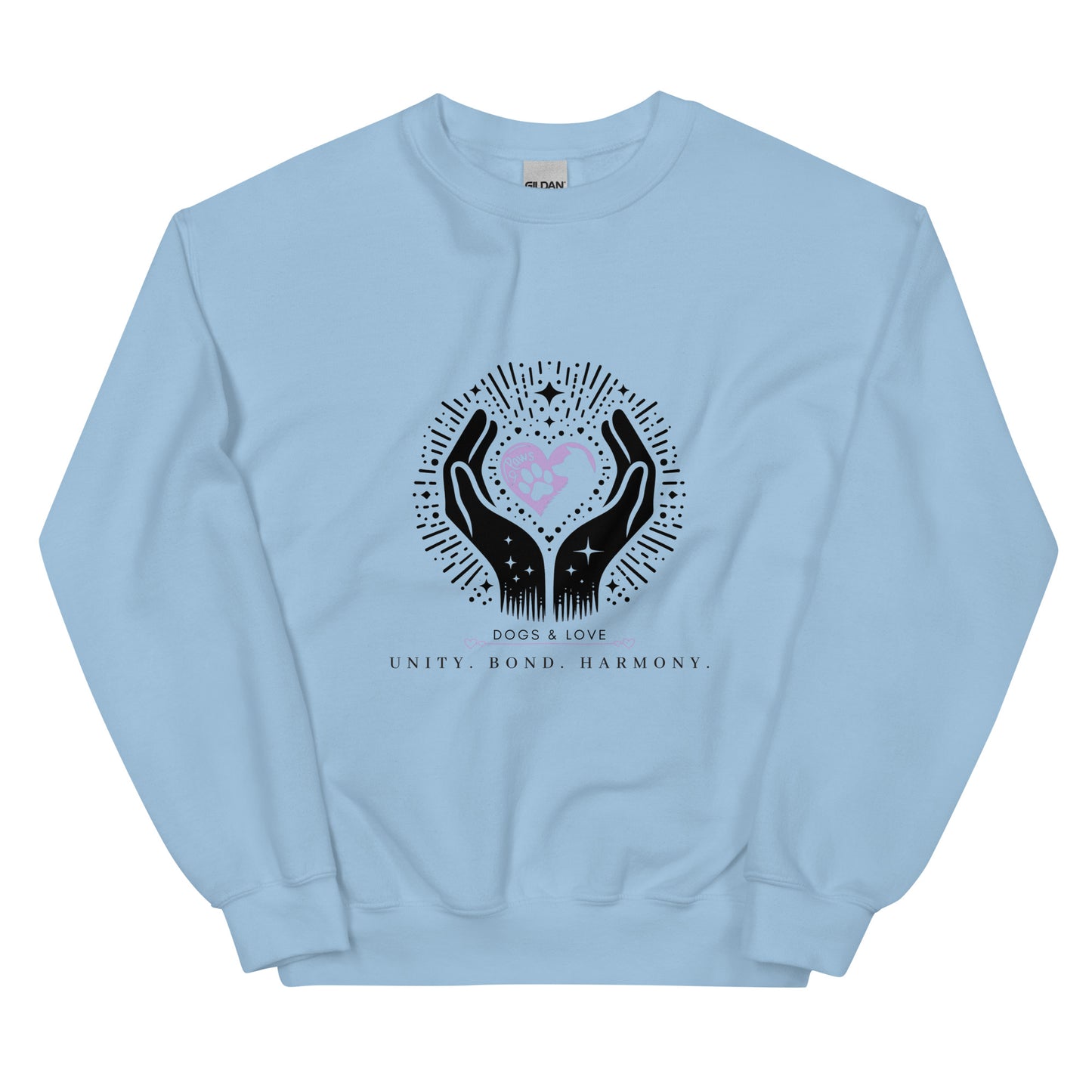 Dogs & Love: A Pawfect Bond Unisex Sweatshirt