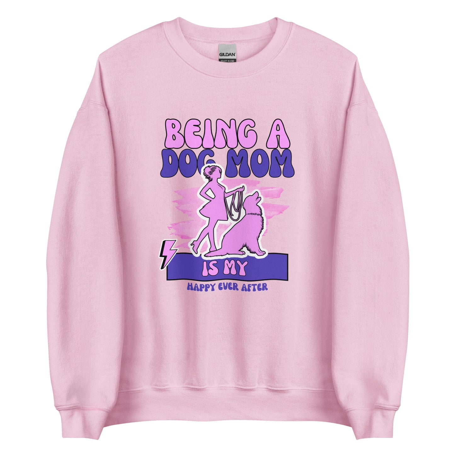 Dog Mom Happy Ever After Women’s Sweatshirt