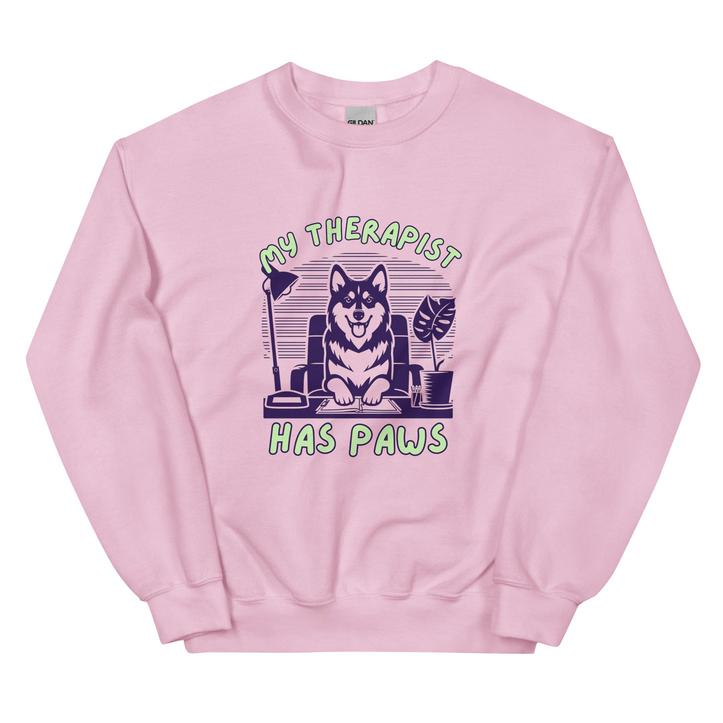 My Therapist Has Paws Unisex Sweatshirt