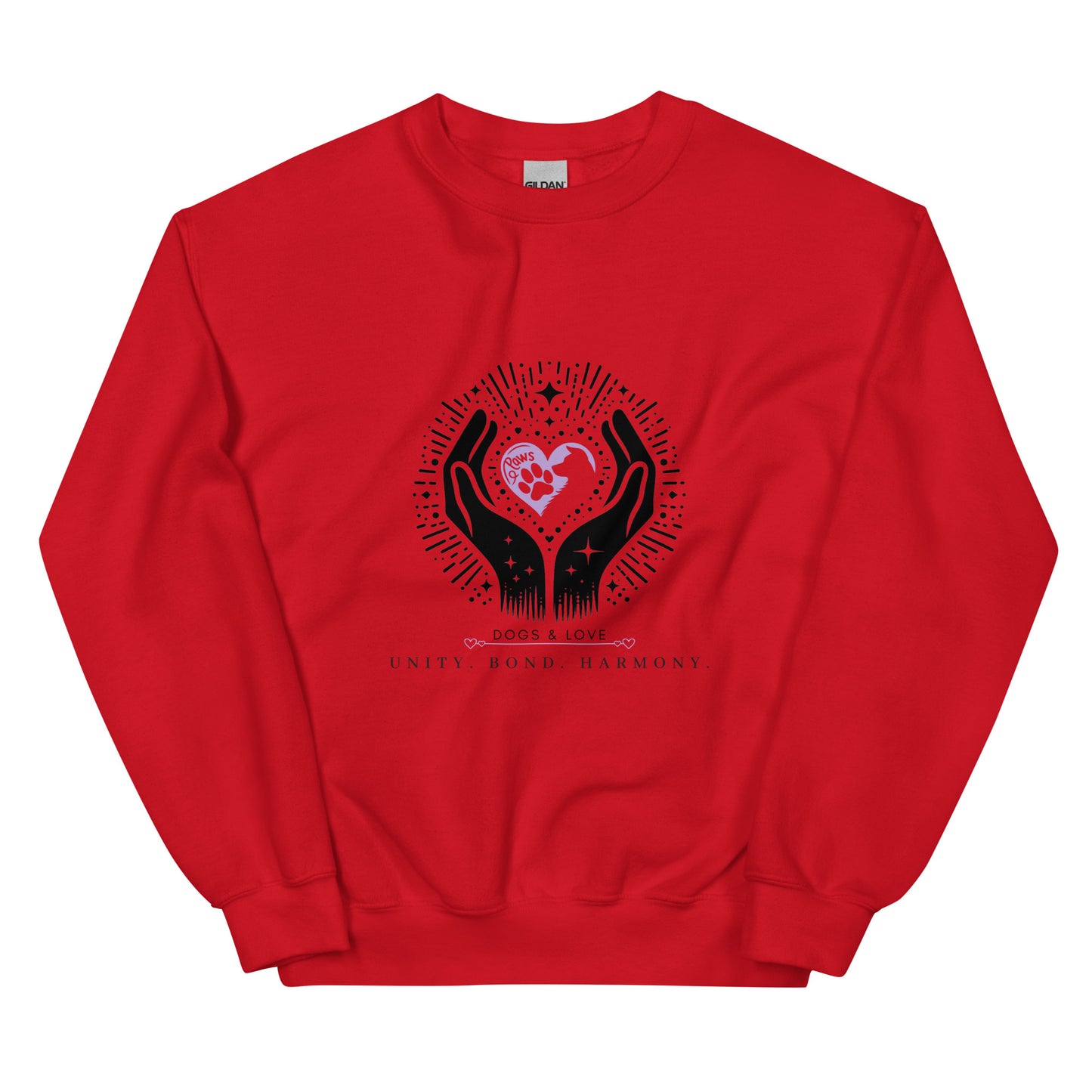 Dogs & Love: A Pawfect Bond Unisex Sweatshirt