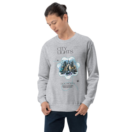 City Light Dog Sights Men's Sweatshirt