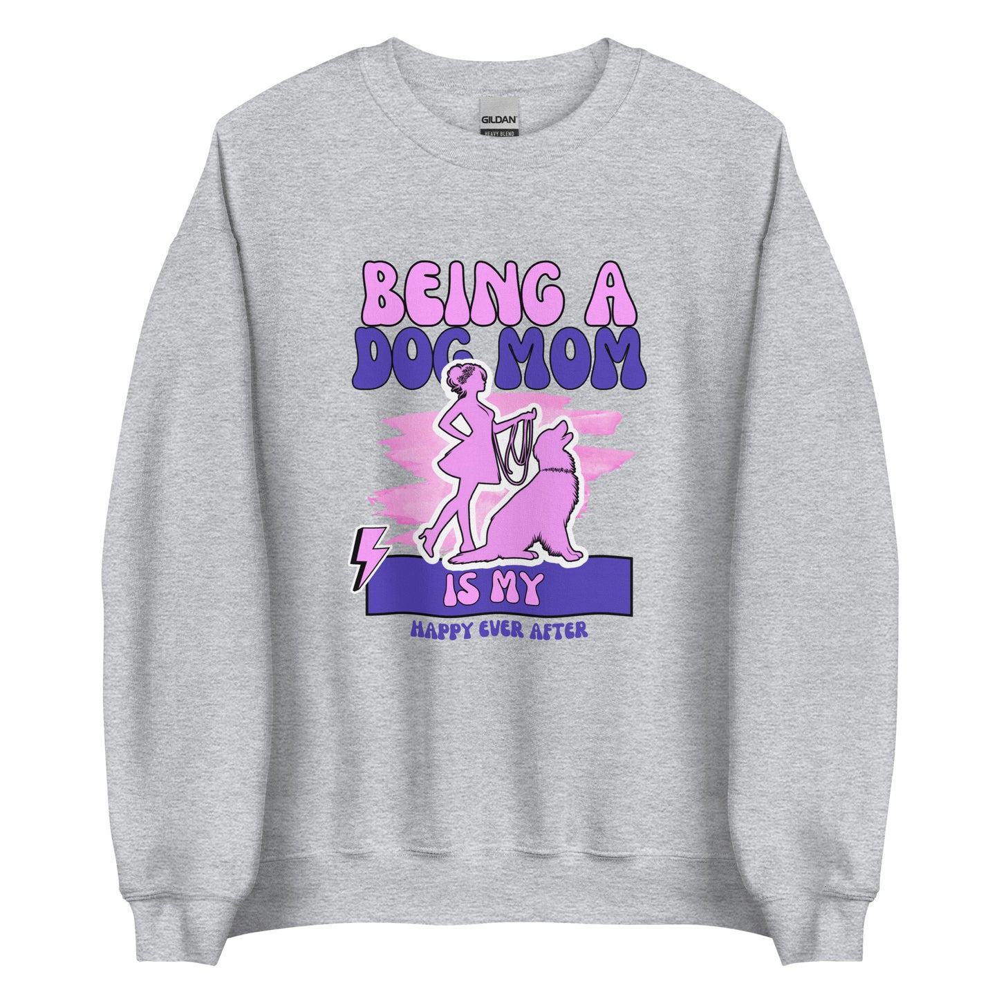 Dog Mom Happy Ever After Women’s Sweatshirt